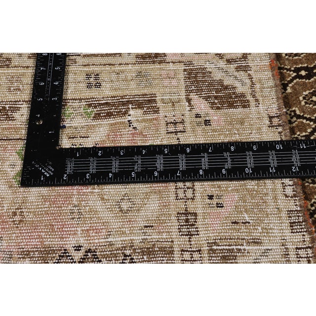 Textile Vintage Persian Malayer Rug, 03'10 X 06'10 For Sale - Image 7 of 10