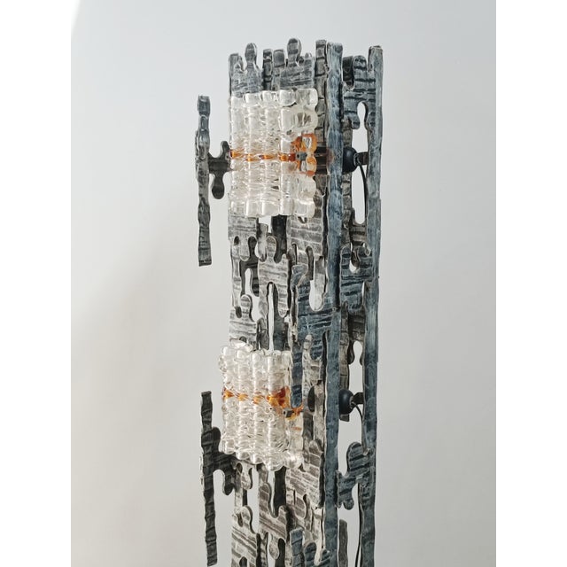 Brutalist Brutalist Floor Lamp attributed to Albano Poli for Poliarte, 1970s For Sale - Image 3 of 14