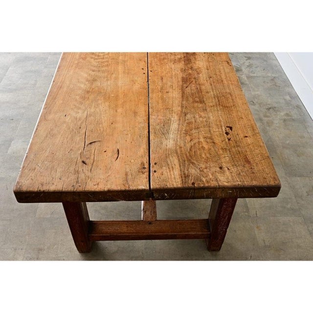 French 19th Century Farmhouse Dining or Work Table For Sale - Image 12 of 14