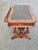 Victorian 19th Century Victorian Walnut Renaissance Revival New Leather Table For Sale - Image 3 of 9