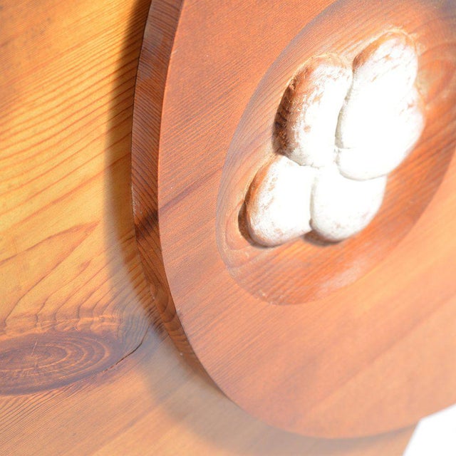 Wooden Wall Mounted Sculpture Alojz Petras, 1979 For Sale - Image 6 of 11