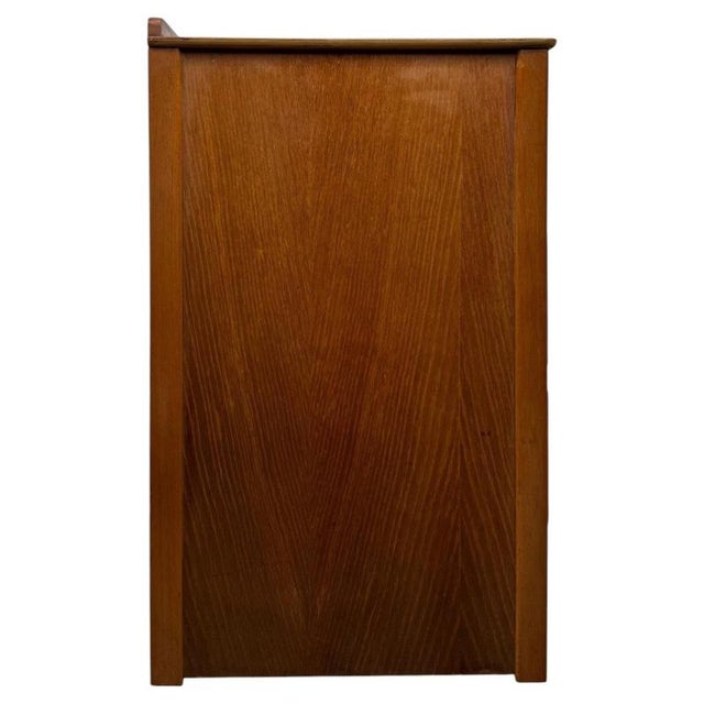 Mid-Century English Oak Bedroom Chest For Sale - Image 6 of 12