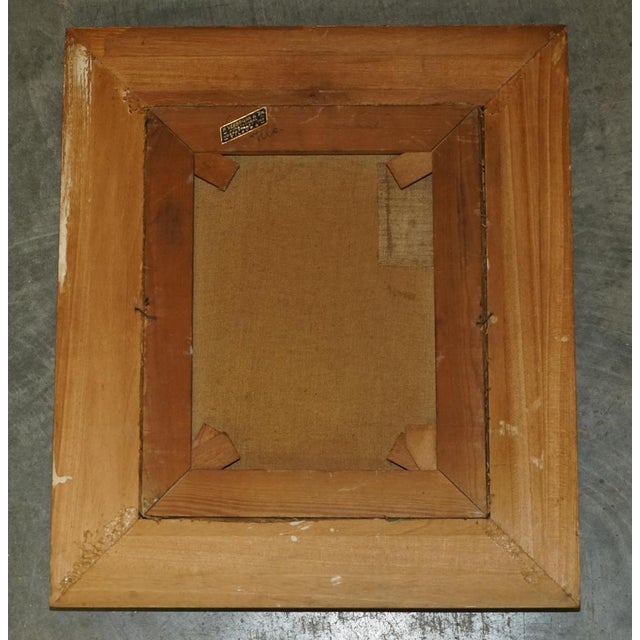 Janson, Young Boy Smoking, 1930, Oil on Canvas, Framed For Sale - Image 14 of 16