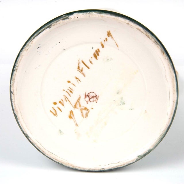 1900 - 1909 American Belleek Porcelain Tall Tankard, Blackberry For Sale - Image 5 of 8