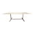 B&B Italia Eileen Dining Table by Antonio Citterio | Carrara Marble & Chrome | 94.5" For Sale