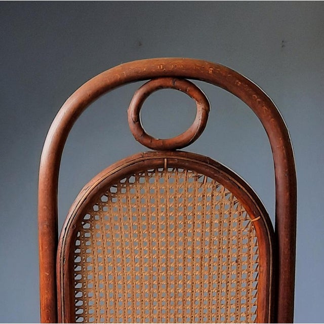 Brown Shop Chair by Michael Thonet for Thonet, 1900 For Sale - Image 8 of 14
