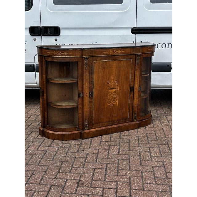 Victorian Burr Walnut Sideboard For Sale - Image 13 of 16
