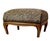 The House of Scalamandre 19th Century French Fruitwood Bench Upholstered in Scalamandré Cheetah Silk Velvet For Sale - Image 4 of 8
