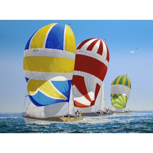 "The First Reach" by Pete Peterson Hand Signed, Titled and Numbered by the artist Limited Edition Serigraph Art Print on...