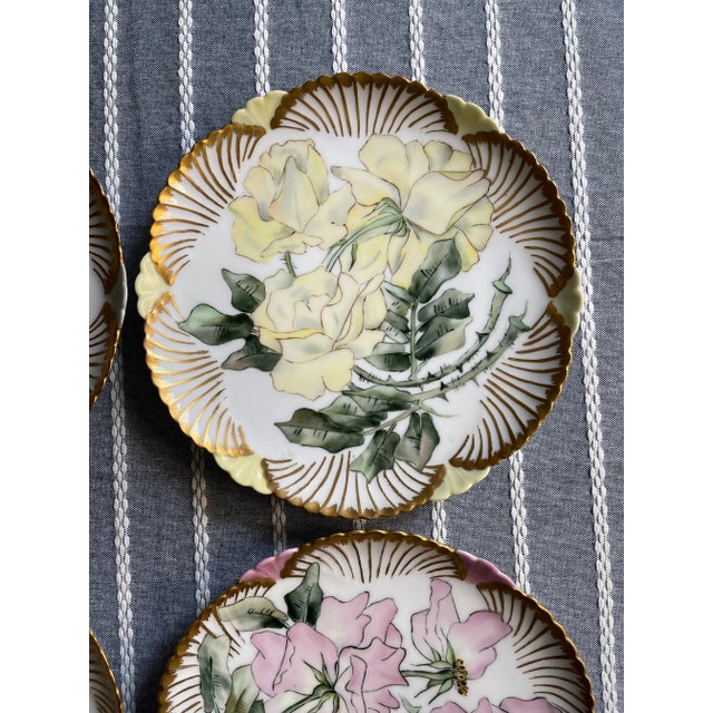Late 19th Century 1892 Signed Jean Pouyat Limoges Plates - Set of 4 For Sale - Image 5 of 10
