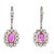 Contemporary 2.04 Carat Old European Cut Diamond Ruby Gold Earrings, A Pair For Sale - Image 3 of 9