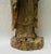 19th Century Chinese Hand-Carved Cypress Guanyin Buddhist Goddess Sculpture For Sale - Image 11 of 15