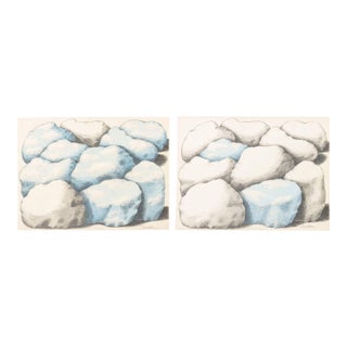 Elfi Schuselka Sky Stone Variations Mixed Media, 2 For Sale