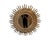 1970s Vintage Mid Century Modern Large Sunburst Sun Labarge Wall Art Mirror Gold Gilt Hollywood Regency 1970s MCM For Sale - Image 5 of 7