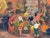 Black 1950s Judaic Modern Artist , Israel Market For Sale - Image 8 of 9