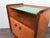 Wood Vintage Italian Bedside Table with Green Glass Top, 1940s For Sale - Image 7 of 18