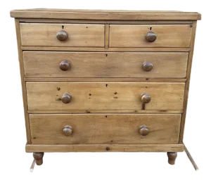 19th Century English Pine Chest of Drawers