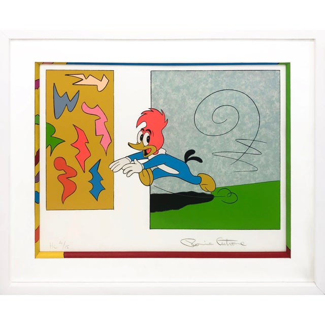 Ronnie Cutrone Escape From New York Print, Custom Framed, 1988 For Sale