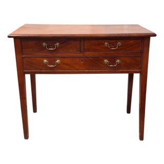 Late 18th Century George III Mahogany Dressing Table For Sale