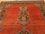 Vintage Persian Malayer Area Rug, Hand-Knotted Wool, Geometric Tribal Pattern, 4x7, Terracotta & Navy For Sale - Image 16 of 18