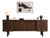 1970s Mid-Century Walnut-Grain Laminate Credenza For Sale