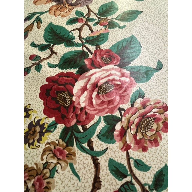 10 Yards of Cotton Chintz Fabric Entitled Primrose Path. For Sale