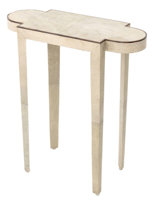 John Lyle Design Shagreen Covered "Turtle" Table