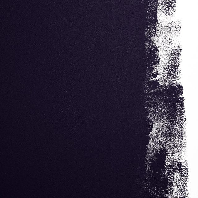 BACKDROP Adhesive Sample Swatch in Mcqueen (Inky Black with a Hint of Purple) For Sale - Image 4 of 5