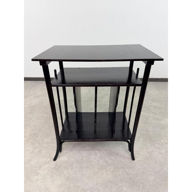 Vienna Secession Bentwood Music & Record No. 11611 Stand Table, 1910 For Sale - Image 3 of 11