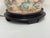 Vintage Chinoiserie Floral + Dragon Ceramic Table Lamp For Sale - Image 11 of 12