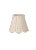 Scalloped Lamp Shade in Rattan For Sale
