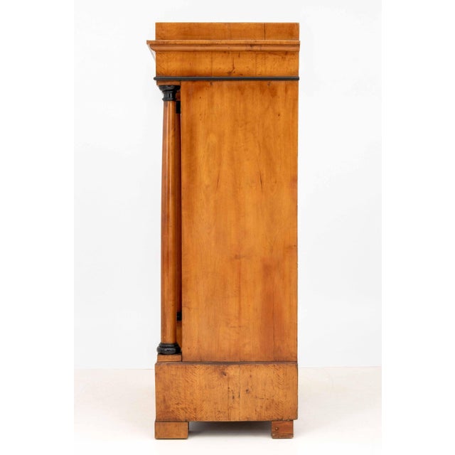 Biedermeier Partial Ebonized Fruitwood Armoire, 19th Century For Sale In New York - Image 6 of 8
