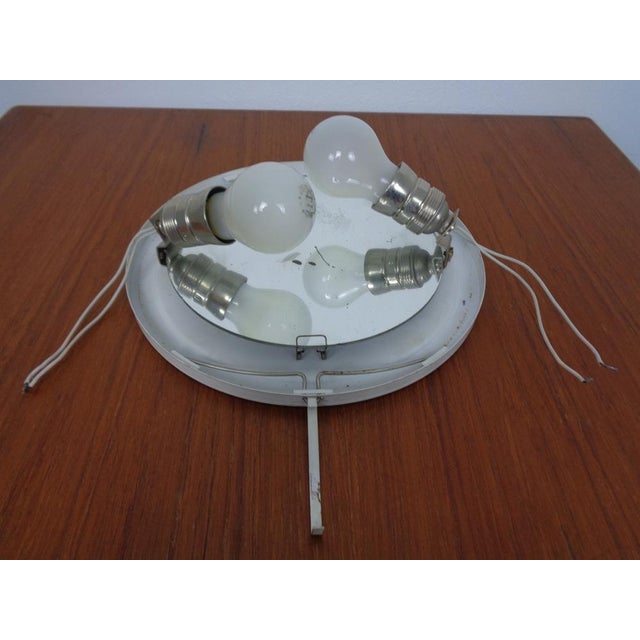 Large Bauhaus Opal Glass Ceiling Lamp by Zeiss Ikon, 1930s For Sale - Image 10 of 15