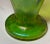 Green Antique Hand Blown Bohemian Loetz Aurene Iridescent Green Dimple Glass Vase For Sale - Image 8 of 15