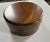 Initialed and dated by the artist. A beautiful hand-crafted round box made from local Michigan wood.