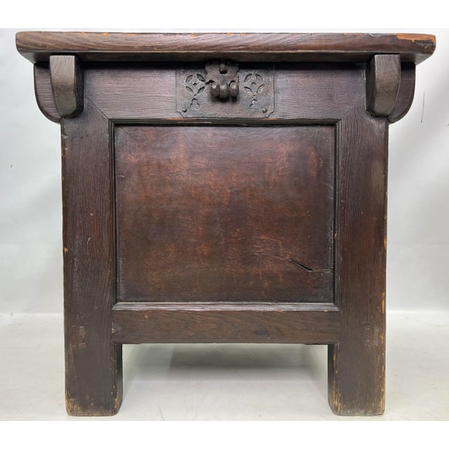 Early Antique Korean Tansu Chest / Side Table For Sale - Image 13 of 13