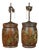 1880s English Wooden Barrels with Coat of Arms Made into Table Lamps - a Pair For Sale