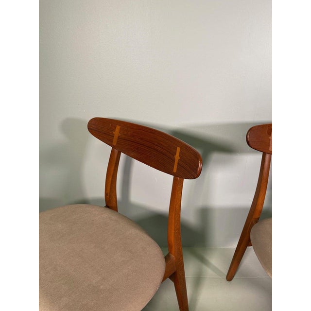 CH-30 Dining Chairs by Hans Wegner for Carl Hansen & Søn, 1950, Set of 6 For Sale - Image 6 of 12