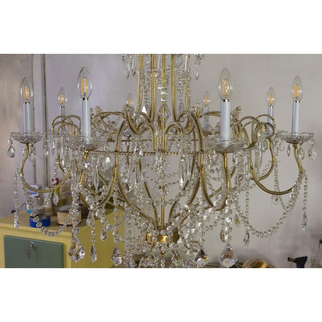 Vintage Chandelier, 1980s For Sale - Image 10 of 16
