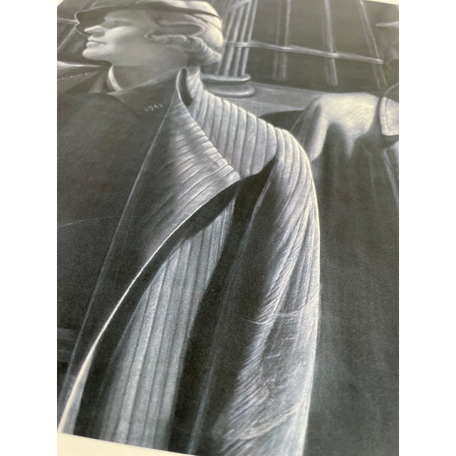 Paper Pyke Koch (1901-1991), Het Wachten, 1941, Copyright Erven Pyke Centraal Museum Utrecht 1994, Printed in Holland #770 For Sale - Image 7 of 12