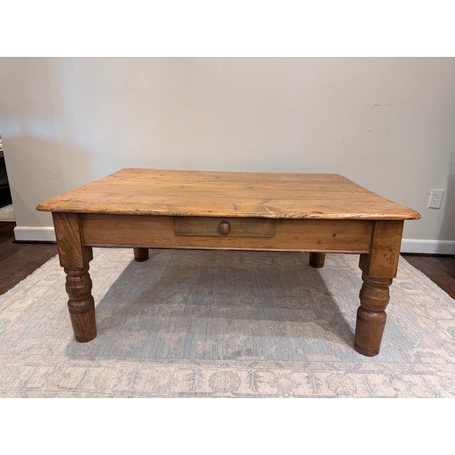 19thy Century English Pine Coffee Table For Sale - Image 11 of 11