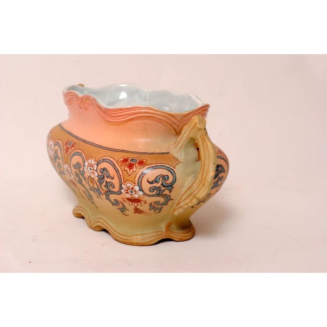 Antique French Ceramic Planter, 1950s For Sale - Image 4 of 10