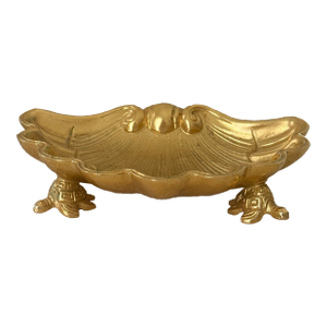 Sherle Wagner Shell Gold Plate Soap Dish