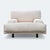 Late 20th Century Postmodern Italian Lounge Chairs in Textured Cream Fabric, Pair, Leather For Sale - Image 13 of 18