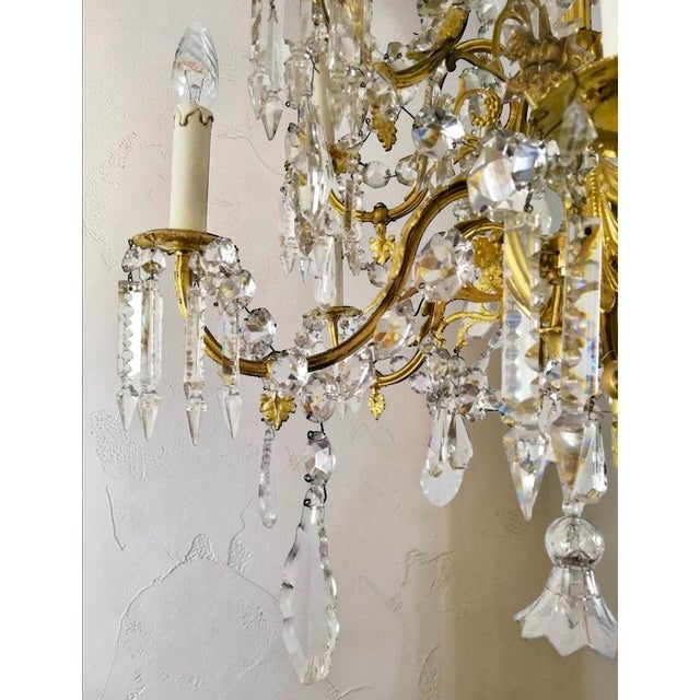 Antique French Chandelier, 1870 For Sale - Image 3 of 7