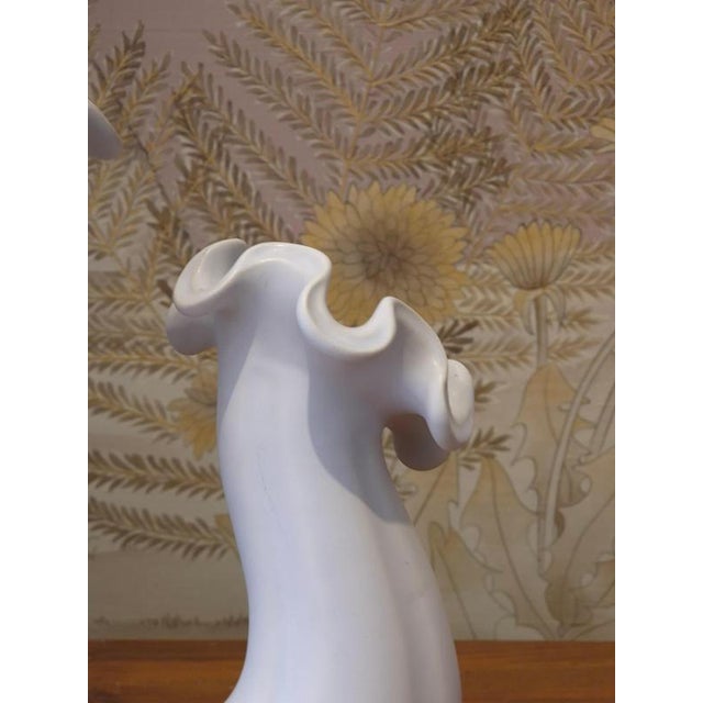 Gustavsberg Swedish Modern Surrea Sculptural Vase by Wilhelm Kåge for Gustavsberg Studio, 1950s For Sale - Image 4 of 11