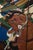 "Samurai", C. 1950s Showa Era Japanese Silk Byobu Screen For Sale - Image 9 of 18