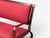 Burgundy Jacques Adnet, Rare Two Seater Sofas, Leather, Steel, France, 1950s For Sale - Image 8 of 15