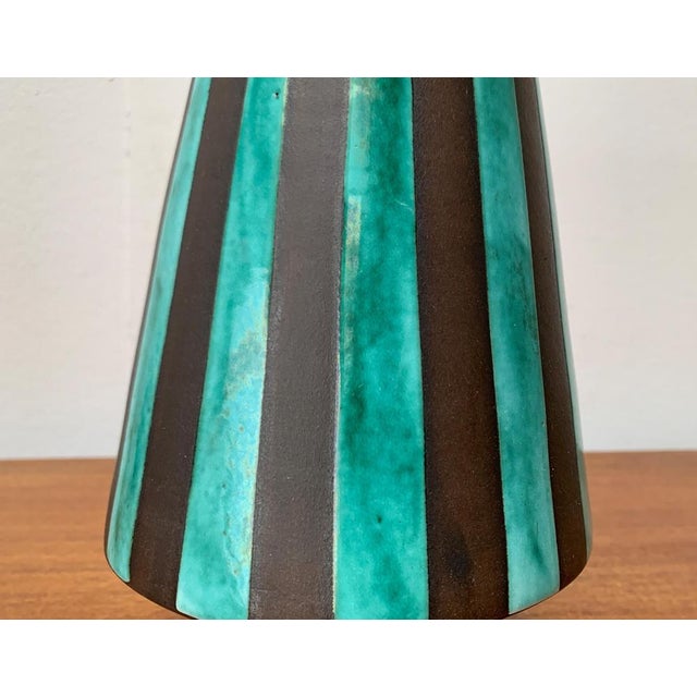 Large Mid-Century German Minimalist Studio Pottery Vase from BKW Böttger Keramik Wandsbek, Hamburg, 1960s For Sale - Image 9 of 15