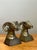 Vintage Brass Ram Bust Bookends - A Pair For Sale - Image 18 of 18